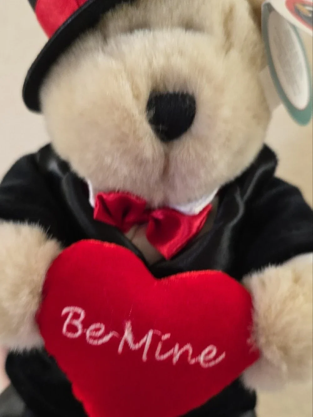 Vintage Starbucks Bearista 2002 Valentine Tuxedo Bear Be Mine 18th Edition NWT